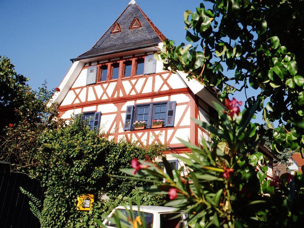 Hotel Garni Zur Bergstrasse Zwingenberg  Exterior foto